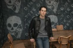 Schott NYC Waxy Lightweight Lambskin Delivery Jacket STYLE: 246 40 Schott NYC Waxy Lightweight Lambskin Delivery Jacket STYLE: 246 -Bison Trading Shop schott 246 4