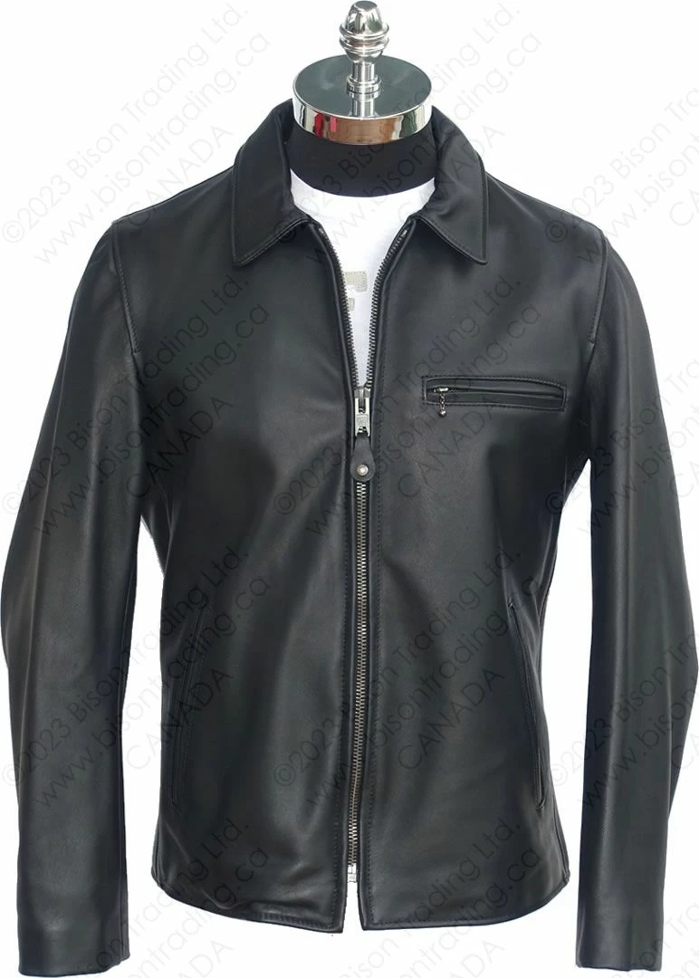 Schott NYC Waxy Lightweight Lambskin Delivery Jacket STYLE: 246 3 Schott NYC Waxy Lightweight Lambskin Delivery Jacket STYLE: 246