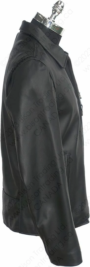 Schott NYC Waxy Lightweight Lambskin Delivery Jacket STYLE: 246 6 Schott NYC Waxy Lightweight Lambskin Delivery Jacket STYLE: 246 - Image 4