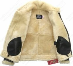 Schott NYC Classic B-3 Sheepskin Leather Bomber Jacket STYLE: 257S -Bison Trading Shop schott 257s brn 40 23