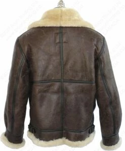 Schott NYC Classic B-3 Sheepskin Leather Bomber Jacket STYLE: 257S -Bison Trading Shop schott 257s brn 44 13