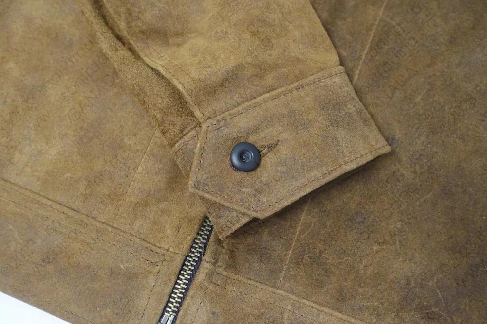 Schott NYC Duke Men's Unlined Rough Out Suede Jacket STYLE: 370 12 Schott NYC Duke Men's Unlined Rough Out Suede Jacket STYLE: 370 - Image 10