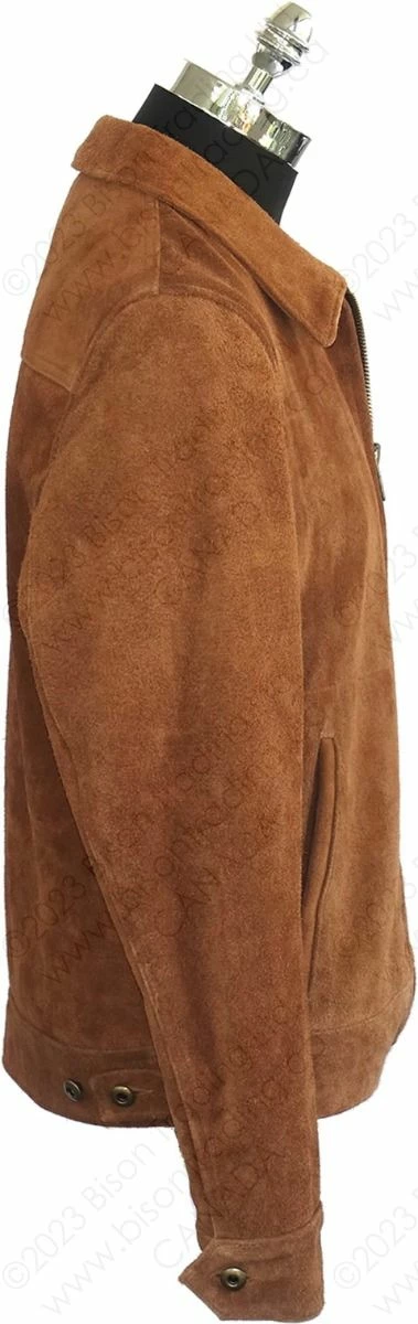 Schott NYC Unlined Rough Out Cowhide Jacket STYLE: 375 6 Schott NYC Unlined Rough Out Cowhide Jacket STYLE: 375 - Image 4