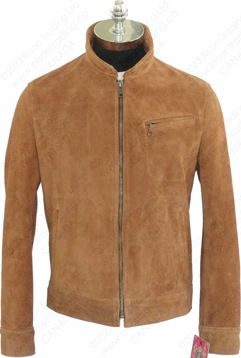 Schott NYC Unlined Rough Out Cowhide Jacket STYLE: 375 8 Schott NYC Unlined Rough Out Cowhide Jacket STYLE: 375 - Image 6
