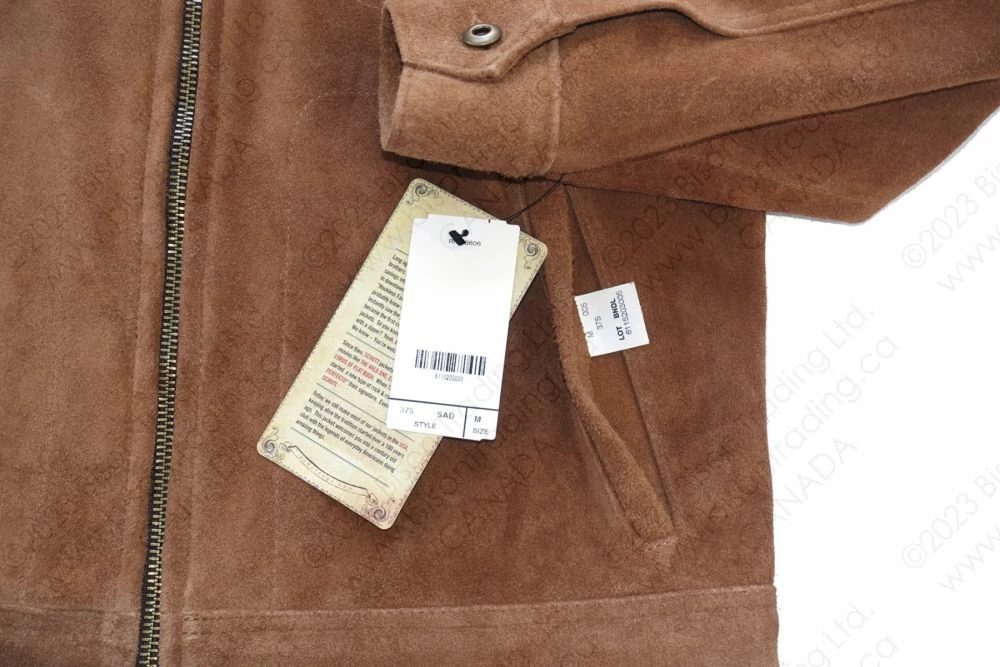 Schott NYC Unlined Rough Out Cowhide Jacket STYLE: 375 18 Schott NYC Unlined Rough Out Cowhide Jacket STYLE: 375 - Image 16