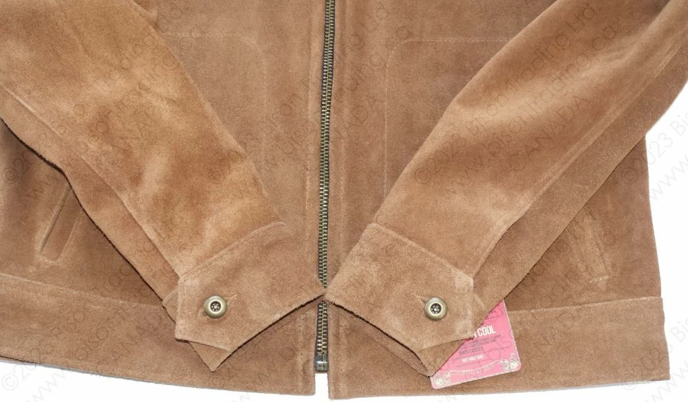 Schott NYC Unlined Rough Out Cowhide Jacket STYLE: 375 19 Schott NYC Unlined Rough Out Cowhide Jacket STYLE: 375 - Image 17