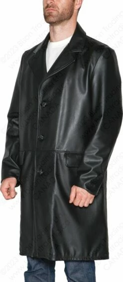 Schott NYC Men's Lightweight Cowhide Trench Coat STYLE: 495 10 Schott NYC Men's Lightweight Cowhide Trench Coat STYLE: 495 -Bison Trading Shop schott 495 4