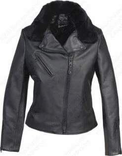 Schott NYC Women's Genuine Leather Collar STYLE: 500WC