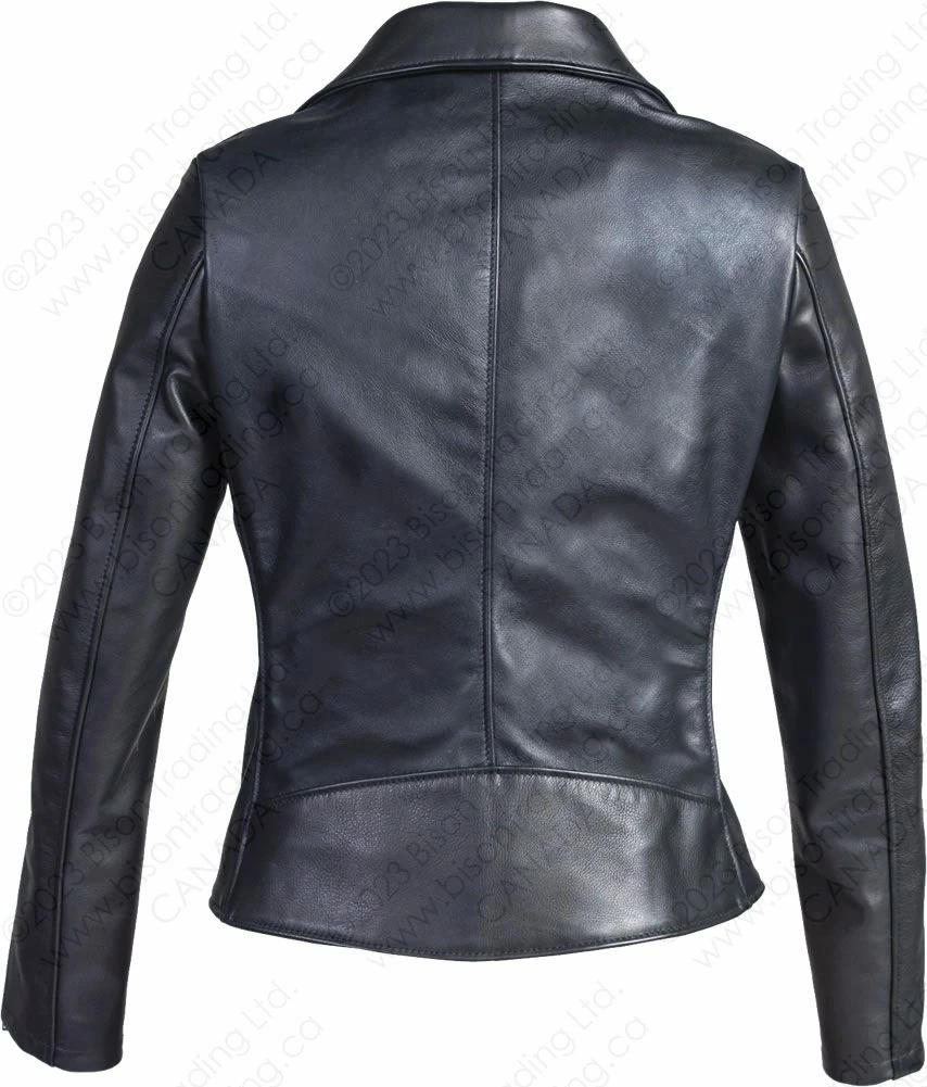 Schott NYC Women's Cowhide Moto Jacket STYLE: 503W 4 Schott NYC Women's Cowhide Moto Jacket STYLE: 503W - Image 2