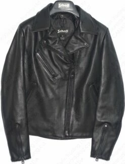 Schott NYC Women's Cowhide Moto Jacket STYLE: 503W 25 Schott NYC Women's Cowhide Moto Jacket STYLE: 503W -Bison Trading Shop schott 503w blk s 11