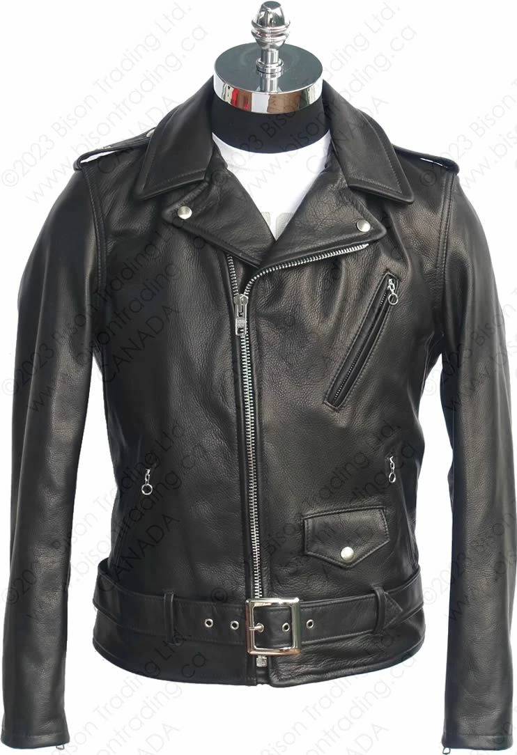 Schott NYC Waxy Natural Cowhide 50's Perfecto® Motorcycle Leather Jacket STYLE: 519 3 Schott NYC Waxy Natural Cowhide 50's Perfecto® Motorcycle Leather Jacket STYLE: 519