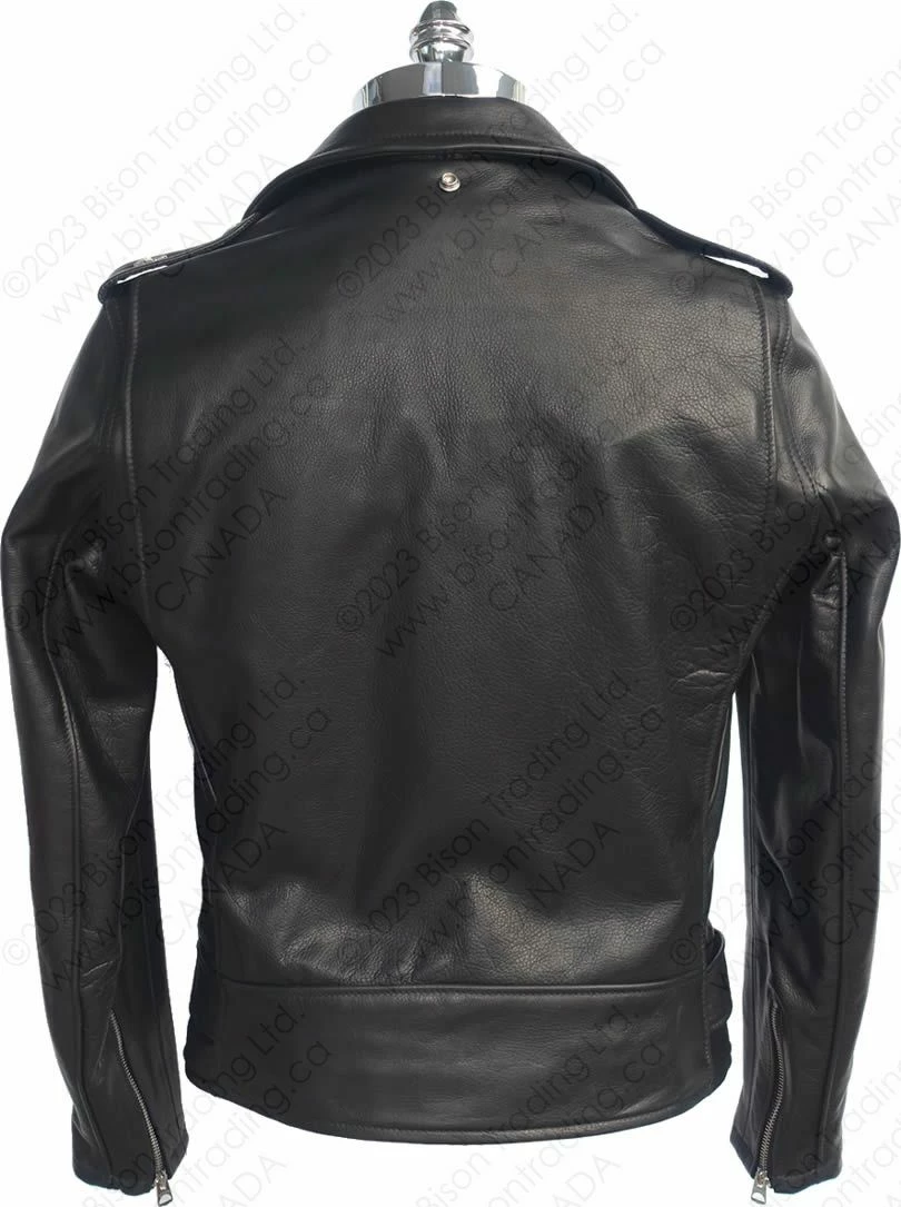 Schott NYC Waxy Natural Cowhide 50's Perfecto® Motorcycle Leather Jacket STYLE: 519 5 Schott NYC Waxy Natural Cowhide 50's Perfecto® Motorcycle Leather Jacket STYLE: 519 - Image 3