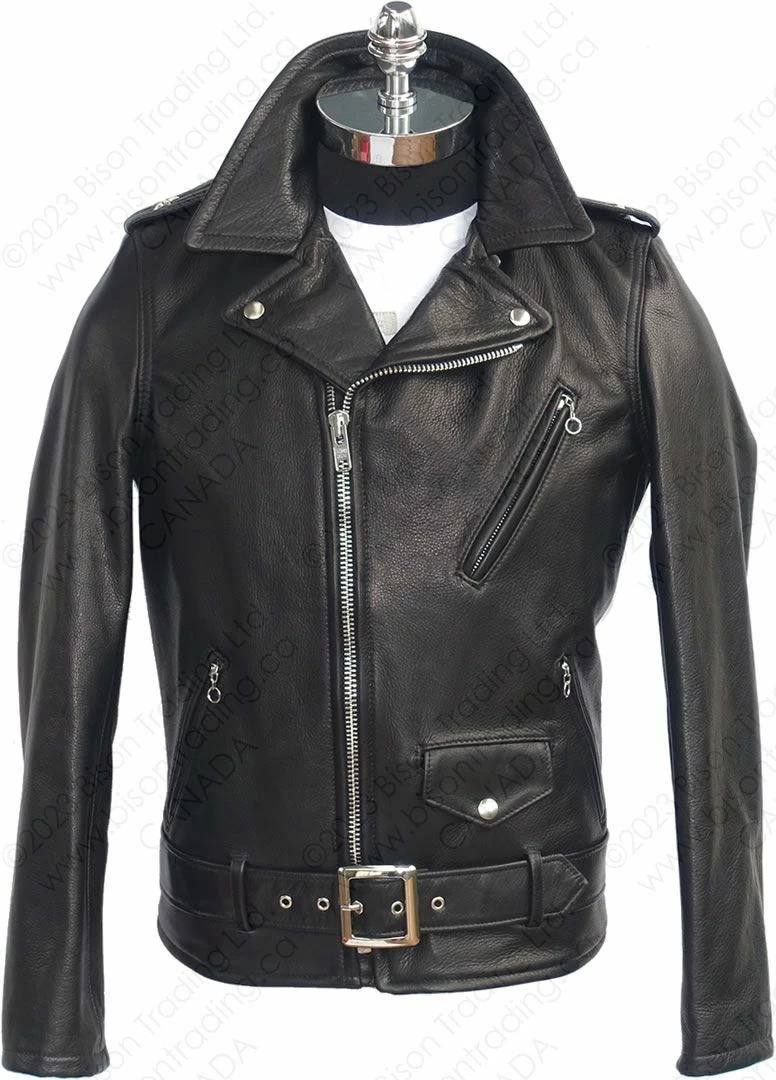 Schott NYC Waxy Natural Cowhide 50's Perfecto® Motorcycle Leather Jacket STYLE: 519 8 Schott NYC Waxy Natural Cowhide 50's Perfecto® Motorcycle Leather Jacket STYLE: 519 - Image 6