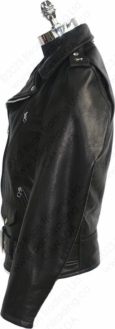 Schott NYC Waxy Natural Cowhide 50's Perfecto® Motorcycle Leather Jacket STYLE: 519 6 Schott NYC Waxy Natural Cowhide 50's Perfecto® Motorcycle Leather Jacket STYLE: 519 - Image 4