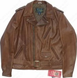 Schott NYC Waxy Natural Cowhide 50's Perfecto® Motorcycle Leather Jacket STYLE: 519 Brown 30 Schott NYC Waxy Natural Cowhide 50's Perfecto® Motorcycle Leather Jacket STYLE: 519 Brown -Bison Trading Shop schott 519 brown xl 21