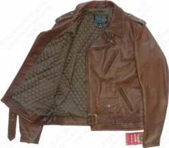 Schott NYC Waxy Natural Cowhide 50's Perfecto® Motorcycle Leather Jacket STYLE: 519 Brown 33 Schott NYC Waxy Natural Cowhide 50's Perfecto® Motorcycle Leather Jacket STYLE: 519 Brown -Bison Trading Shop schott 519 brown xl 24