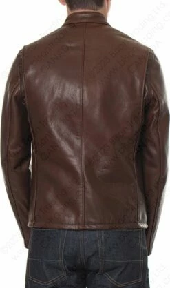 Schott NYC Waxed Natural Pebbled Cowhide Café Leather Jacket STYLE: 530 Brown 25 Schott NYC Waxed Natural Pebbled Cowhide Café Leather Jacket STYLE: 530 Brown -Bison Trading Shop schott 530 20 brn 4 1