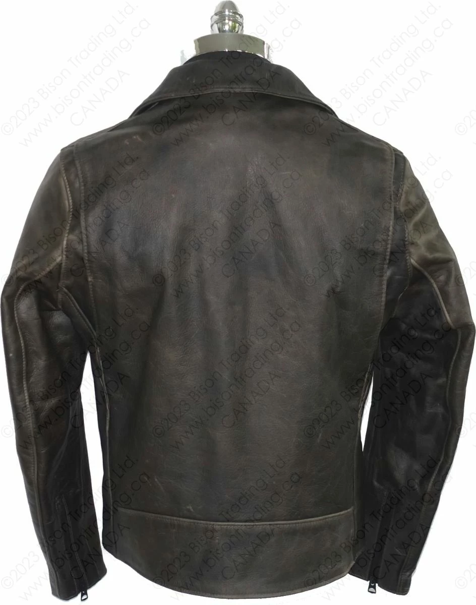 Schott NYC Men's Cowhide Motorcycle Jacket STYLE: 533 5 Schott NYC Men's Cowhide Motorcycle Jacket STYLE: 533 - Image 3