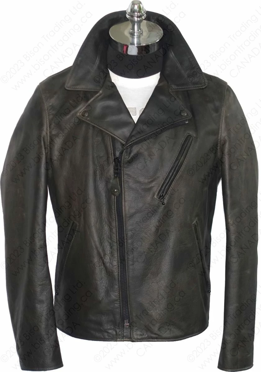 Schott NYC Men's Cowhide Motorcycle Jacket STYLE: 533 7 Schott NYC Men's Cowhide Motorcycle Jacket STYLE: 533 - Image 5