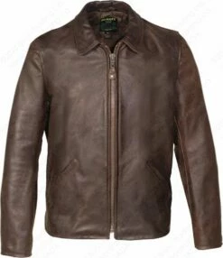 Schott NYC Men's Waxy Buffalo Leather Sunset Jacket STYLE: 543 41 Schott NYC Men's Waxy Buffalo Leather Sunset Jacket STYLE: 543 -Bison Trading Shop schott 543 1
