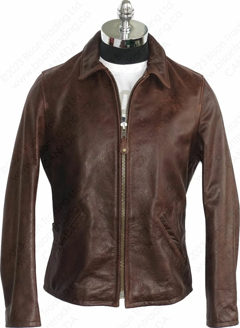 Schott NYC Men's Waxy Buffalo Leather Sunset Jacket STYLE: 543 3 Schott NYC Men's Waxy Buffalo Leather Sunset Jacket STYLE: 543