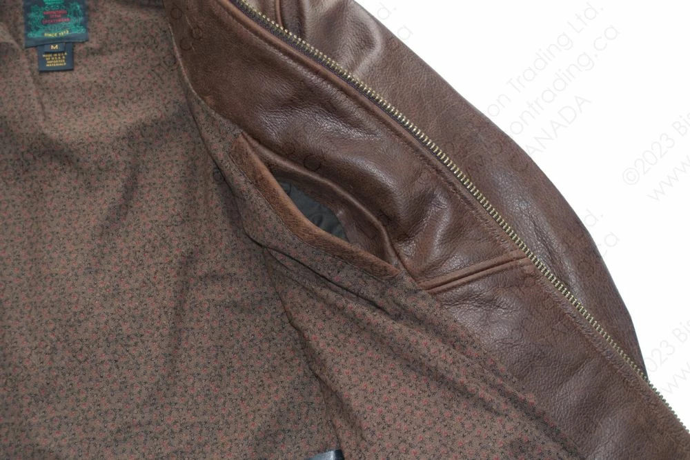 Schott NYC Men's Waxy Buffalo Leather Sunset Jacket STYLE: 543 19 Schott NYC Men's Waxy Buffalo Leather Sunset Jacket STYLE: 543 - Image 17