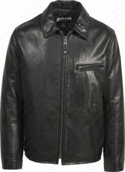 Schott NYC Men's Natural Pebbled Cowhide Jacket STYLE: 552