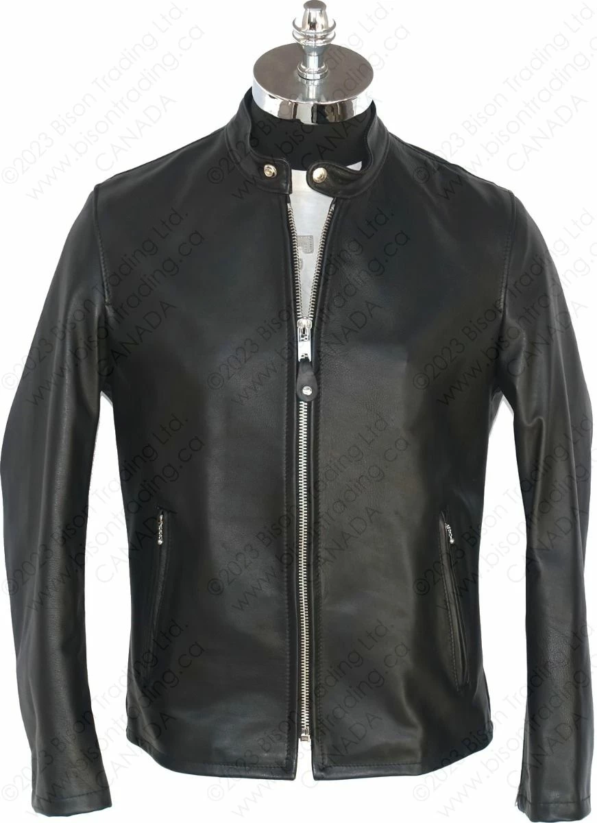 Schott NYC Retro Racer Jacket STYLE: 554 7 Schott NYC Retro Racer Jacket STYLE: 554 - Image 5