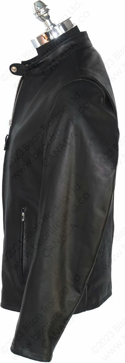 Schott NYC Retro Racer Jacket STYLE: 554 4 Schott NYC Retro Racer Jacket STYLE: 554 - Image 2