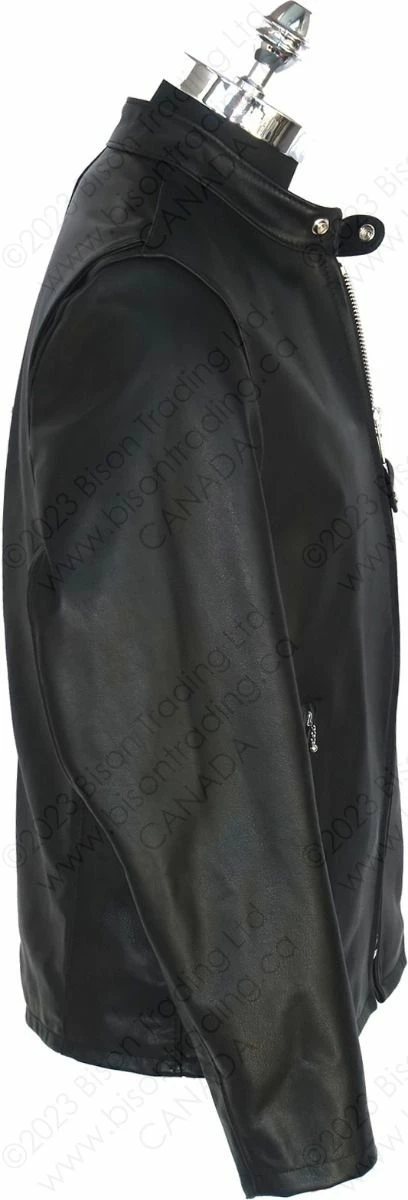 Schott NYC Retro Racer Jacket STYLE: 554 6 Schott NYC Retro Racer Jacket STYLE: 554 - Image 4