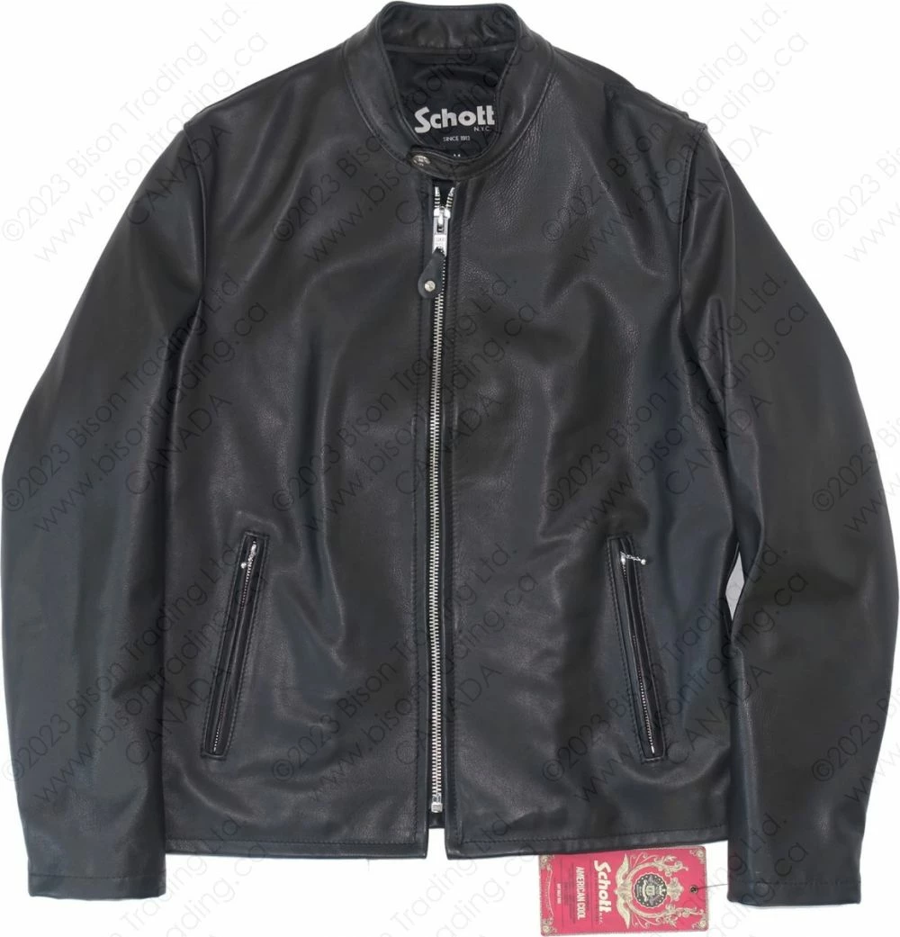 Schott NYC Retro Racer Jacket STYLE: 554 9 Schott NYC Retro Racer Jacket STYLE: 554 - Image 7