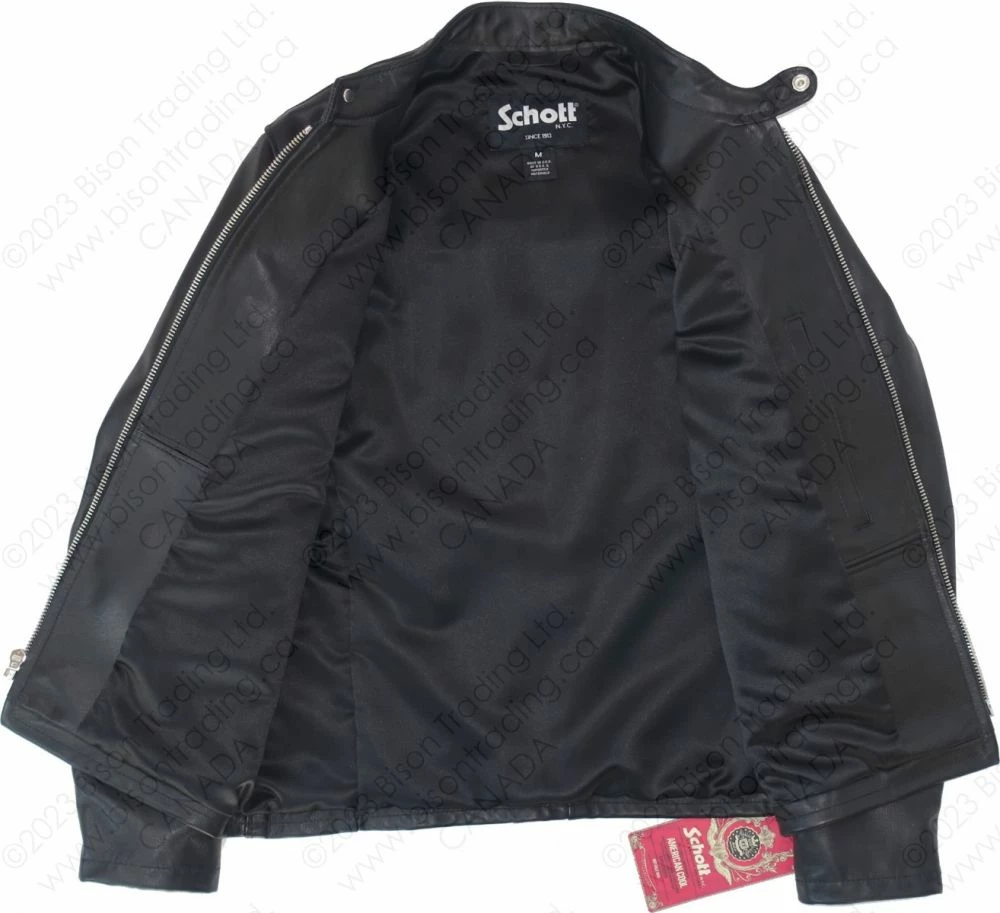 Schott NYC Retro Racer Jacket STYLE: 554 11 Schott NYC Retro Racer Jacket STYLE: 554 - Image 9