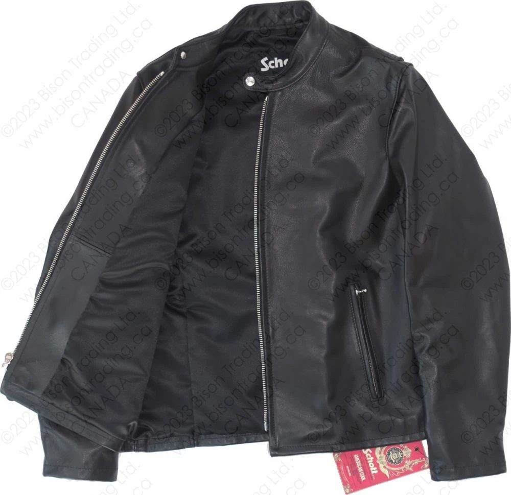 Schott NYC Retro Racer Jacket STYLE: 554 12 Schott NYC Retro Racer Jacket STYLE: 554 - Image 10