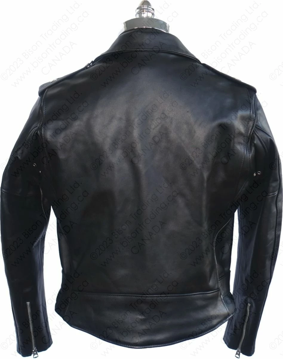 Schott NYC One Star Perfecto® Leather Motorcycle Jacket STYLE: 613 5 Schott NYC One Star Perfecto® Leather Motorcycle Jacket STYLE: 613 - Image 3