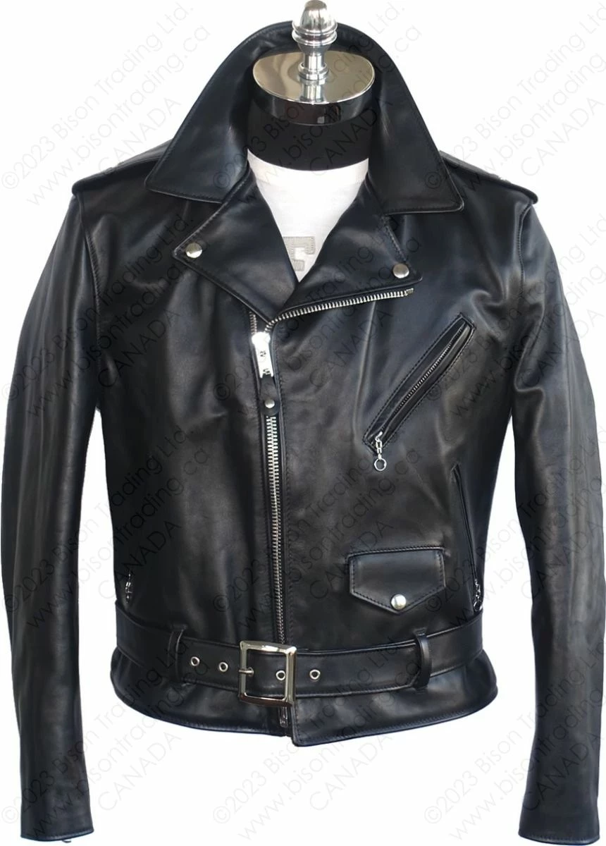 Schott NYC One Star Perfecto® Leather Motorcycle Jacket STYLE: 613 7 Schott NYC One Star Perfecto® Leather Motorcycle Jacket STYLE: 613 - Image 5