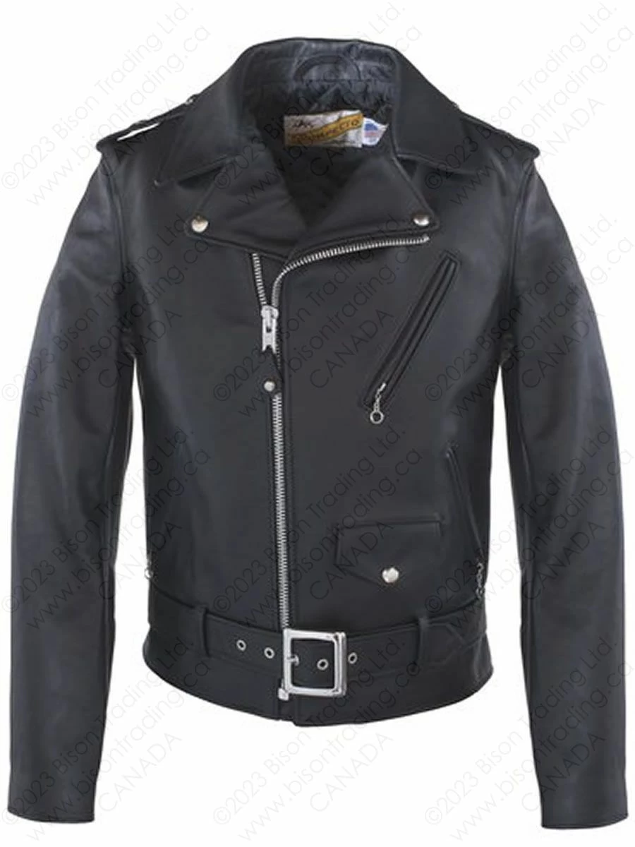 Schott NYC Men's One Star Perfecto® Motorcycle Jacket - Slim Fit STYLE: 613S 20 Schott NYC Men's One Star Perfecto® Motorcycle Jacket - Slim Fit STYLE: 613S - Image 18