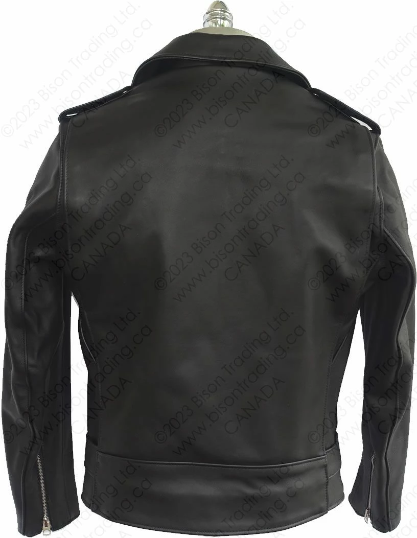 Schott NYC Men's One Star Perfecto® Motorcycle Jacket - Slim Fit STYLE: 613S 5 Schott NYC Men's One Star Perfecto® Motorcycle Jacket - Slim Fit STYLE: 613S - Image 3