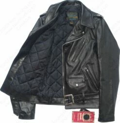 Schott NYC Men's Perfecto® Horsehide Leather Motorcycle Jacket STYLE: 613SH 34 Schott NYC Men's Perfecto® Horsehide Leather Motorcycle Jacket STYLE: 613SH -Bison Trading Shop schott 613sh 16