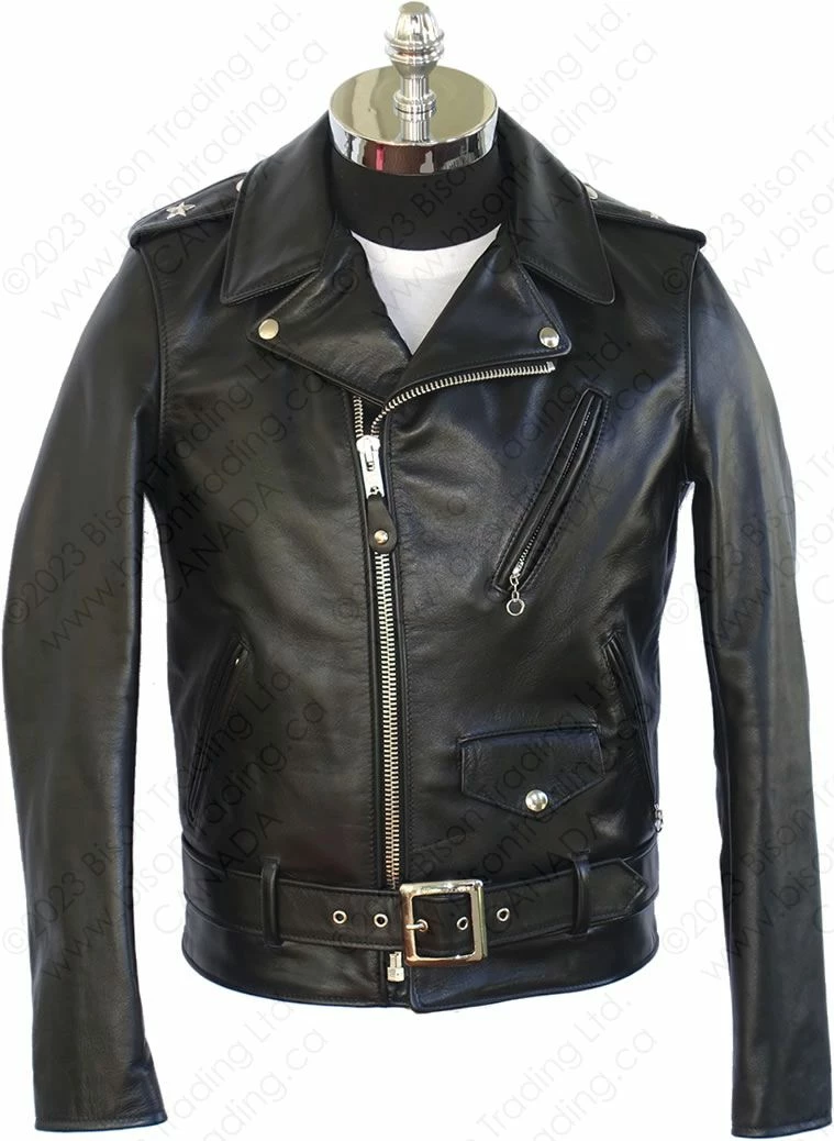 Schott NYC Men's Perfecto® Horsehide Leather Motorcycle Jacket STYLE: 613SH 3 Schott NYC Men's Perfecto® Horsehide Leather Motorcycle Jacket STYLE: 613SH