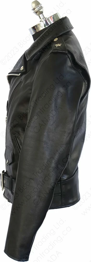 Schott NYC Men's Perfecto® Horsehide Leather Motorcycle Jacket STYLE: 613SH 4 Schott NYC Men's Perfecto® Horsehide Leather Motorcycle Jacket STYLE: 613SH - Image 2