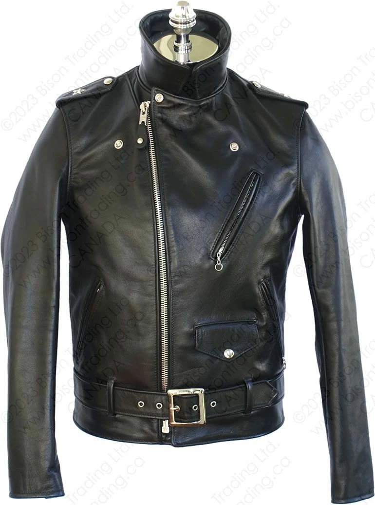 Schott NYC Men's Perfecto® Horsehide Leather Motorcycle Jacket STYLE: 613SH 8 Schott NYC Men's Perfecto® Horsehide Leather Motorcycle Jacket STYLE: 613SH - Image 6