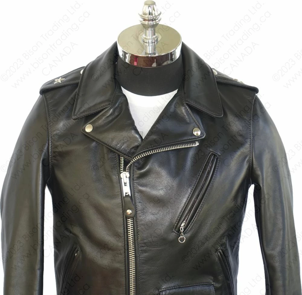 Schott NYC Men's Perfecto® Horsehide Leather Motorcycle Jacket STYLE: 613SH 10 Schott NYC Men's Perfecto® Horsehide Leather Motorcycle Jacket STYLE: 613SH - Image 8