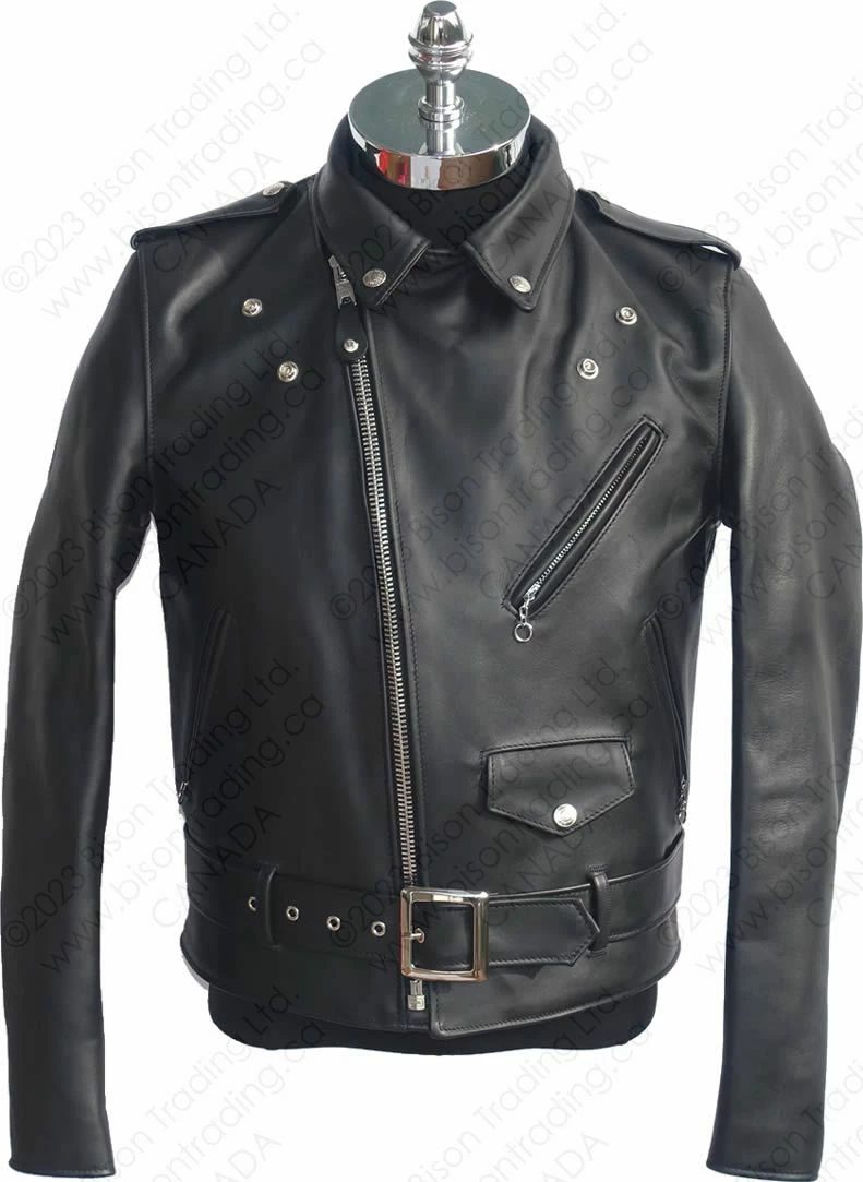 Schott NYC Classic Perfecto® Steerhide Leather Motorcycle Jacket STYLE: 618 9 Schott NYC Classic Perfecto® Steerhide Leather Motorcycle Jacket STYLE: 618 - Image 7
