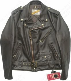 Schott NYC Classic Perfecto® Steerhide Leather Motorcycle Jacket STYLE: 618 36 Schott NYC Classic Perfecto® Steerhide Leather Motorcycle Jacket STYLE: 618 -Bison Trading Shop schott 618 brn 17