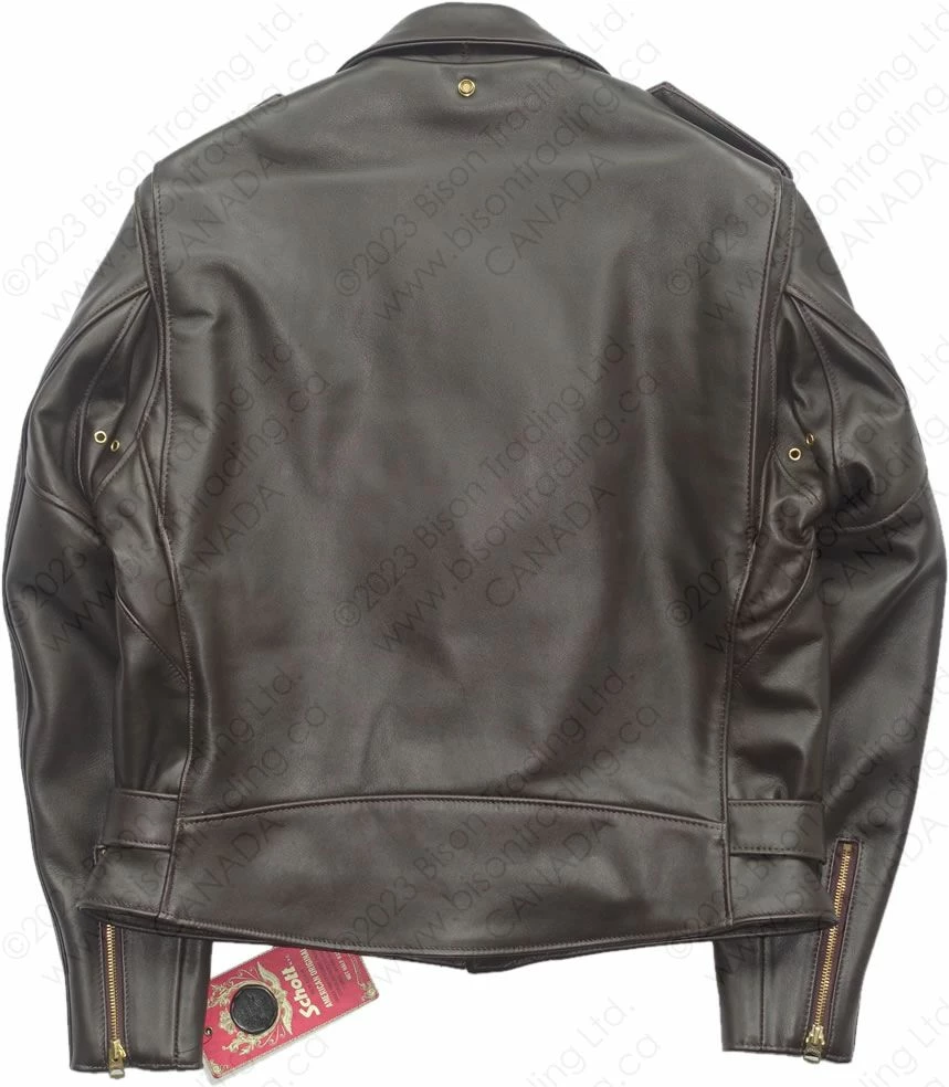 Schott NYC Classic Perfecto® Steerhide Leather Motorcycle Jacket STYLE: 618 18 Schott NYC Classic Perfecto® Steerhide Leather Motorcycle Jacket STYLE: 618 - Image 16