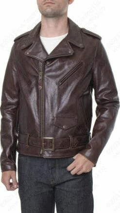 Schott NYC Lightweight Fitted Cowhide Motorcycle Jacket STYLE: 626 37 Schott NYC Lightweight Fitted Cowhide Motorcycle Jacket STYLE: 626 -Bison Trading Shop schott 626 brown 2019 3