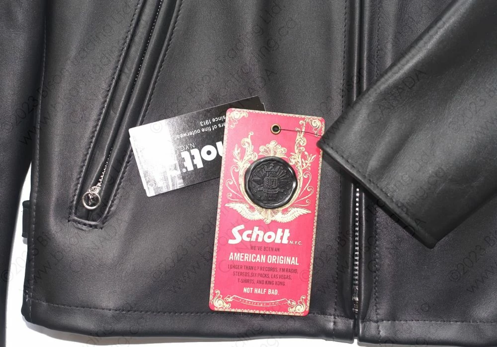 Schott NYC Single Rider Steerhide Leather Motorcycle Jacket STYLE: 641 17 Schott NYC Single Rider Steerhide Leather Motorcycle Jacket STYLE: 641 - Image 15