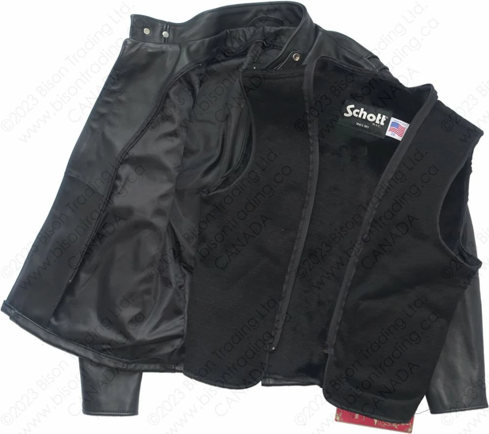 Schott NYC Single Rider Steerhide Leather Motorcycle Jacket STYLE: 641 15 Schott NYC Single Rider Steerhide Leather Motorcycle Jacket STYLE: 641 - Image 13