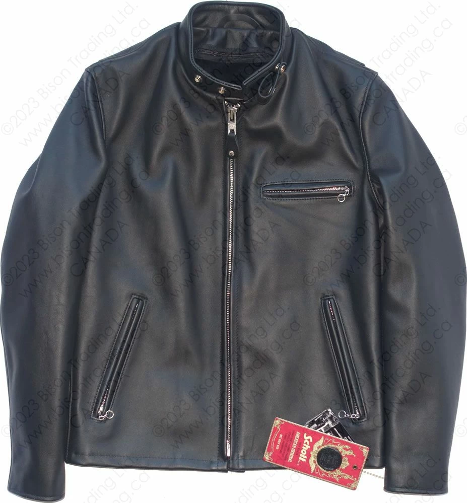 Schott NYC Single Rider Steerhide Leather Motorcycle Jacket STYLE: 641 13 Schott NYC Single Rider Steerhide Leather Motorcycle Jacket STYLE: 641 - Image 11