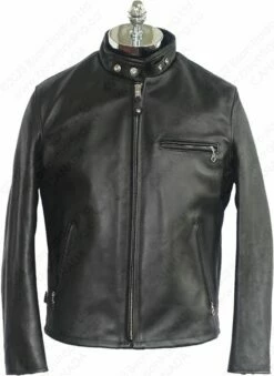 Schott NYC Single Rider Steerhide Leather Motorcycle Jacket STYLE: 641